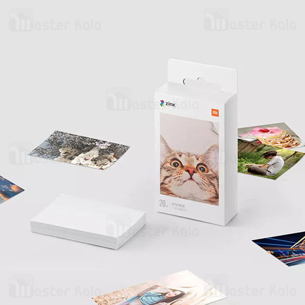 پک 20 تایی کاغذ چاپ پرینتر شیائومی Xiaomi Mi Portable Pocket Photo Printer Paper 20 Sheet