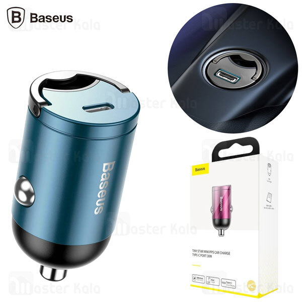 شارژر فندکی فست شارژ بیسوس Baseus Tiny Star PD3 QC3 Type-C VCHX-B0G توان 30 وات