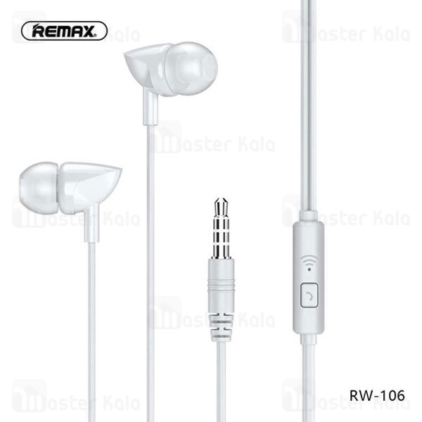 هندزفری سیمی ریمکس Remax RW-106 Wired Earphone