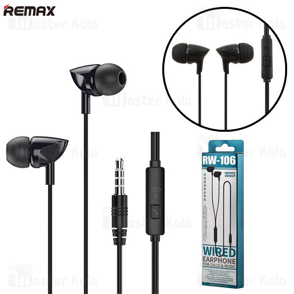 هندزفری سیمی ریمکس Remax RW-106 Wired Earphone