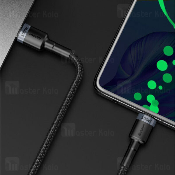 کابل تایپ سی Baseus Cafule PD2.0 CATKLF-ALG1 2m 100W