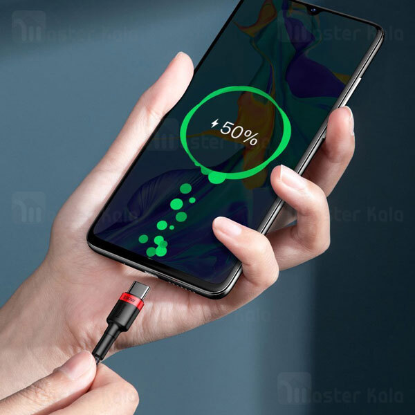 کابل تایپ سی Baseus Cafule PD2.0 CATKLF-ALG1 2m 100W