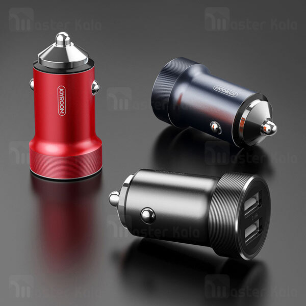 شارژر فندکی جویروم Joyroom C-A01 Dual Ports Car Charger توان 2.4 آمپر