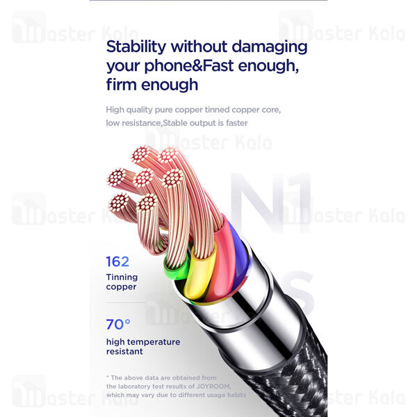 کابل لایتنینگ Joyroom S-1530N1 fast Charging Lightning 3A 1.5m