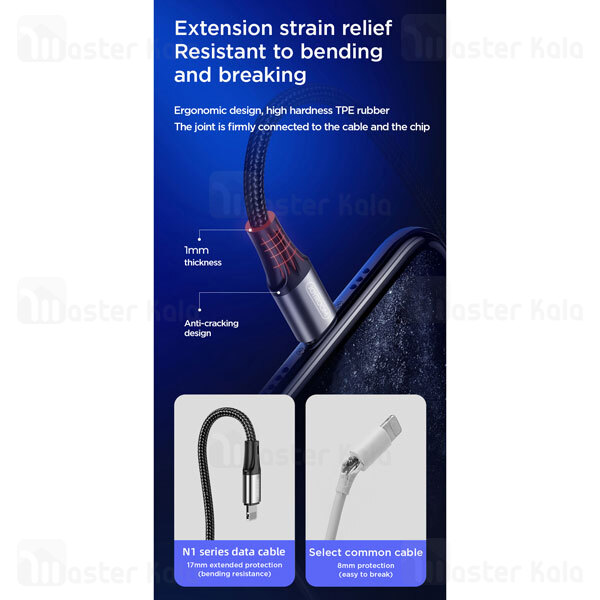 کابل لایتنینگ Joyroom S-1530N1 fast Charging Lightning 3A 1.5m