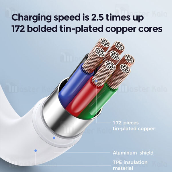 کابل لایتنینگ Joyroom S-M406 Rebar Series Lightning 2.4A 1m