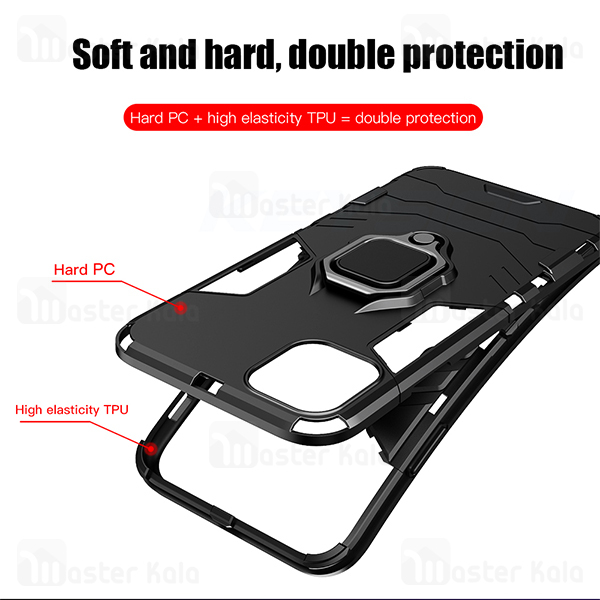 قاب Apple iPhone 11 Pro KEYSION ShockProof Armor Ring Holder Case