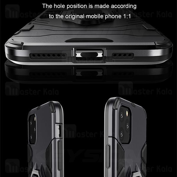 قاب Apple iPhone 11 Pro KEYSION ShockProof Armor Ring Holder Case