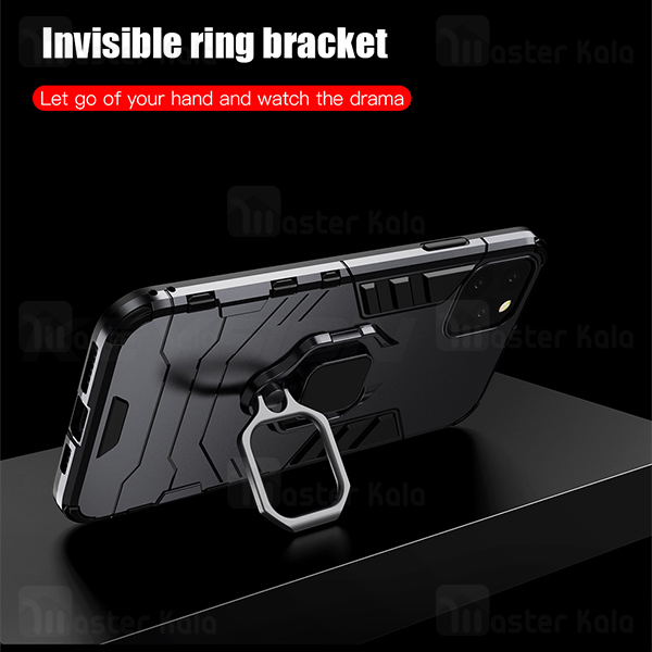 گارد ضد ضربه انگشتی Apple iPhone 11 KEYSION ShockProof Armor Ring