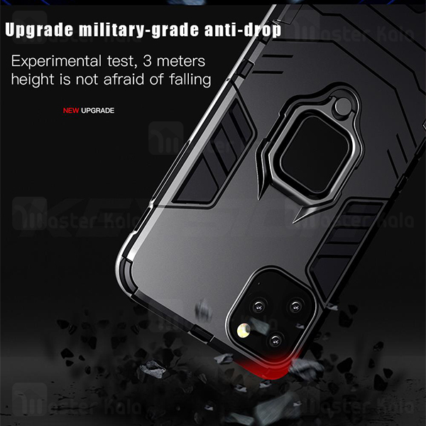 قاب Apple iPhone 11 Pro KEYSION ShockProof Armor Ring Holder Case