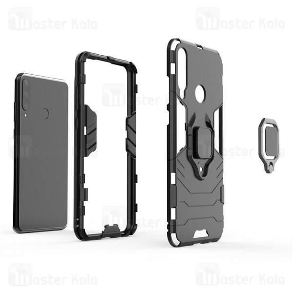 قاب Huawei Y6p KEYSION ShockProof Armor Ring Holder Case