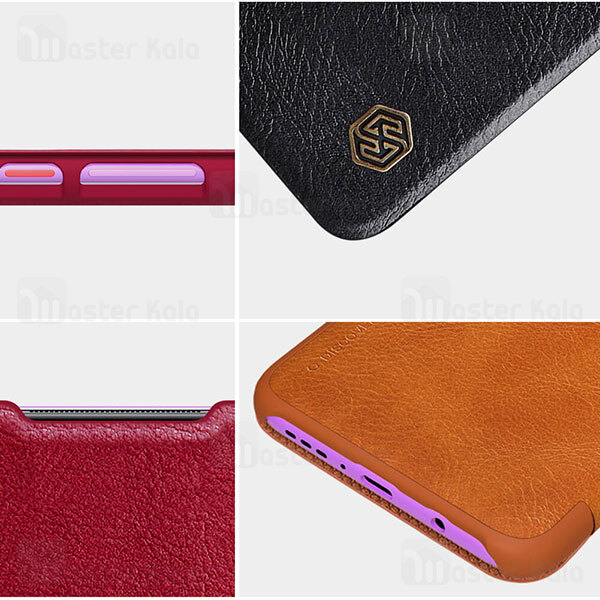 کیف چرمی نیلکین شیائومی Xiaomi Redmi 10X 5G / Redmi 10X Pro Nillkin Qin Leather Case