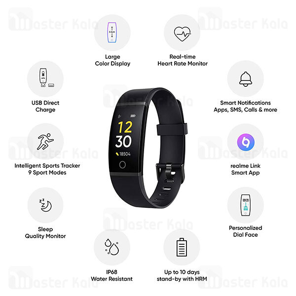 دستبند سلامتی هوشمند ریلمی Realme Band RMA183 Smart Band نسخه گلوبال