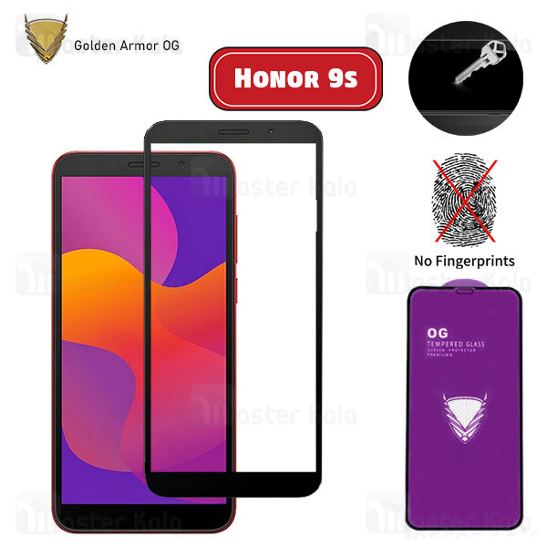 محافظ صفحه شیشه ای تمام صفحه تمام چسب OG سامسونگ Huawei Honor 9s OG 2.5D Glass