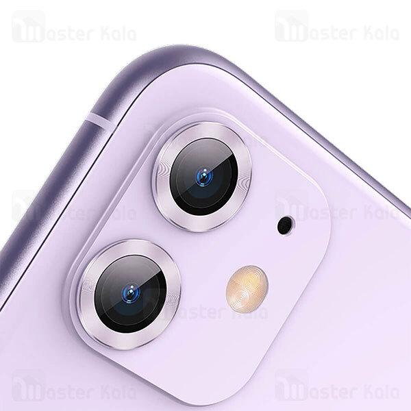 محافظ لنز دوربین فلزی بیسوس Apple iPhone 11 Baseus SGAPIPH61S-AJT01 Alloy Protection Ring Lens Film