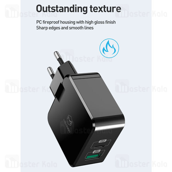شارژر دیواری Mcdodo CH-6923 QC + PD Dual Output 30W Quick Charge