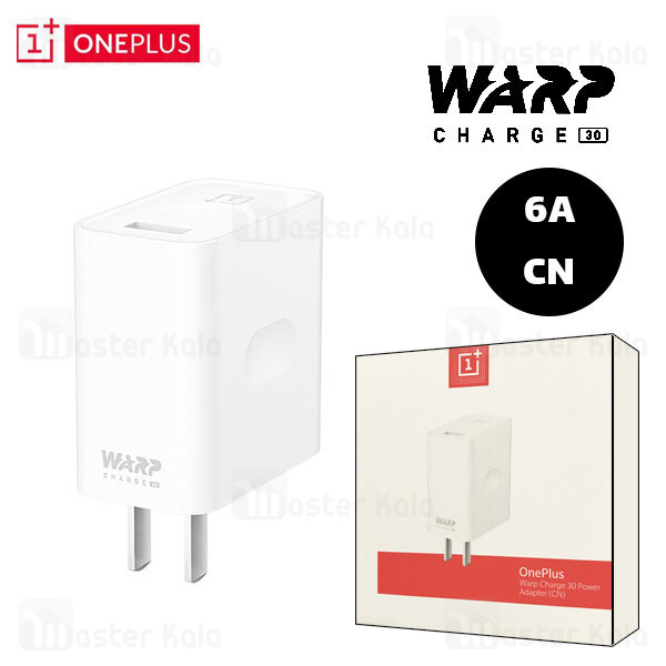 شارژر دیواری اورجینال وان پلاس OnePlus Warp Charge 30 Power Adapter WC0506A1HK CN توان 30 وات 