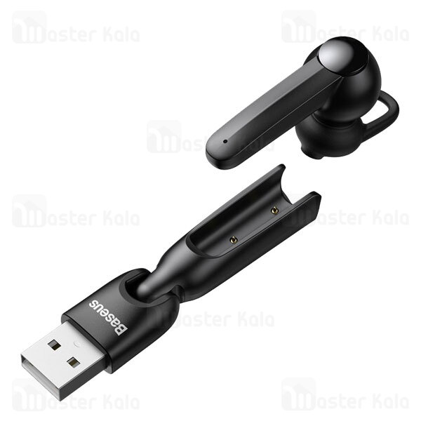 هندزفری بلوتوث تک گوش بیسوس Baseus A05 Encok Vehicle-mounted Wireless Earphones NGA05-01 با داک شارژ