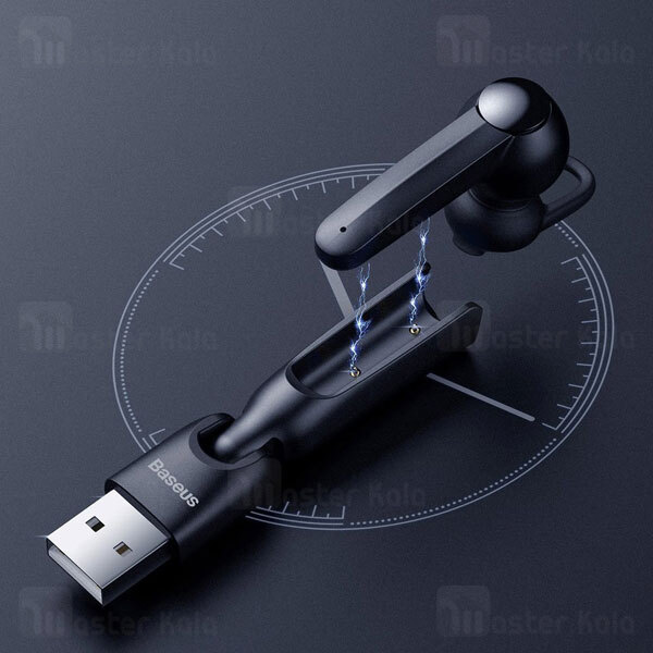 هندزفری بلوتوث تک گوش بیسوس Baseus A05 Encok Vehicle-mounted Wireless Earphones NGA05-01 با داک شارژ