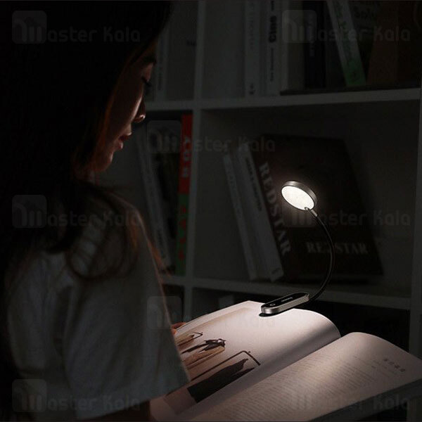 چراغ مطالعه گیره دار بیسوس Baseus Comfort Reading DGRAD-0G Mini Clip Lamp