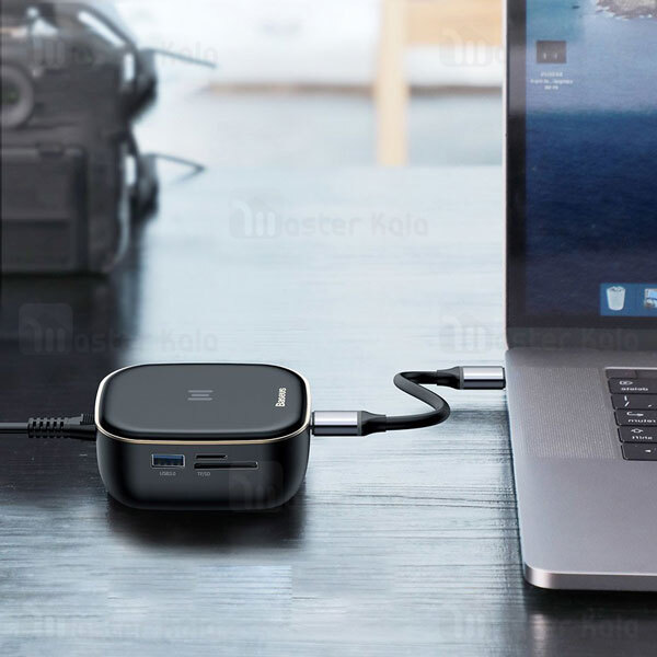 هاب Baseus Type C HUB Adapter AC Multifunctional Charger EU CAHUB-AU01