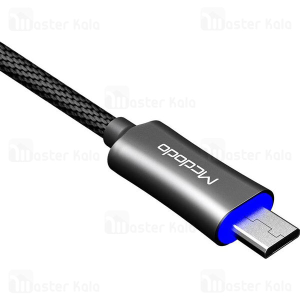 کابل میکرو یو اس بی Mcdodo CA-2895 knight Series Auto Power Off microUSB Data Cable 3A 1.5M