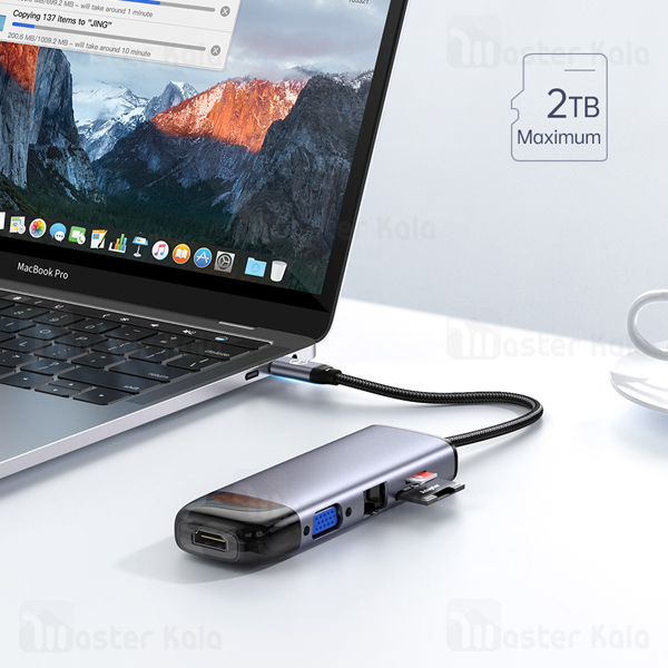 هاب چند کاره مک دودو Mcdodo HU-7420 10 in 1 USB-C HUB USB3.0 HDMI 4K