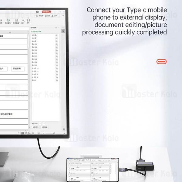 Mcdodo HU-7720 Type-C to VGA + HDMI and USB-C PD 4K