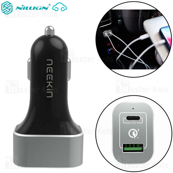 شارژر فندکی Nillkin Neekin Turbo A3 QC+PD Dual Port Fast Charge Car Charger