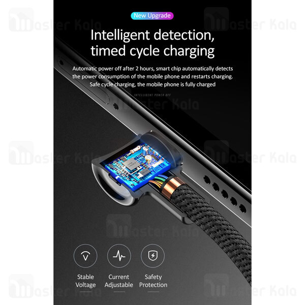 کابل تایپ سی USAMS U13 SJ341 Right-Angle Smart Power OFF Cable 1.2m