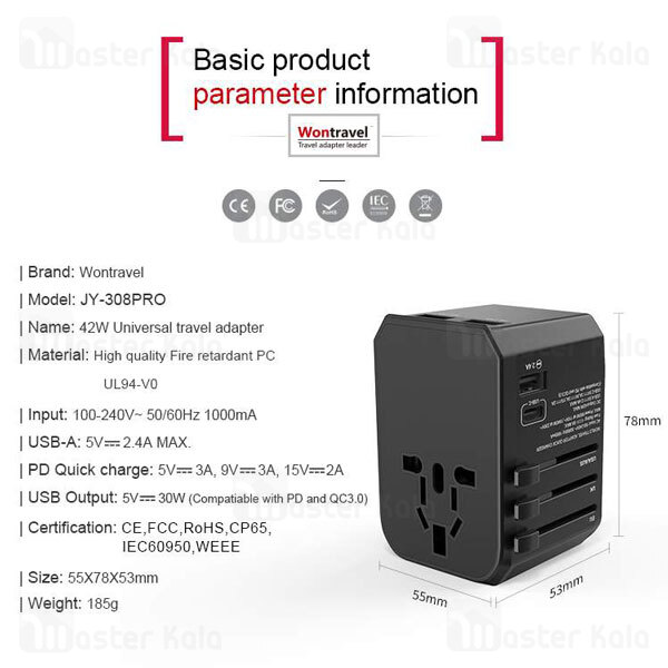 مبدل برق شیائومی Xiaomi 90 Combo Multi-Function Conversion