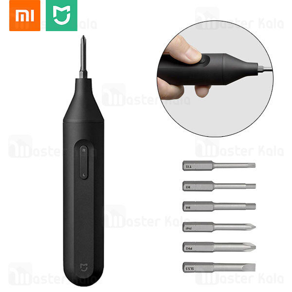 پیچ گوشتی شارژی شیائومی Xiaomi Mijia Electric Screwdriver MJDDLSD002QW دارای 6 سری