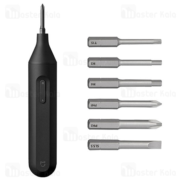 پیچ گوشتی شارژی شیائومی Xiaomi Mijia Electric Screwdriver MJDDLSD002QW دارای 6 سری