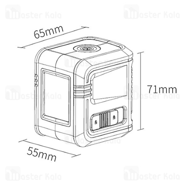 تراز لیزری شیائومی Xiaomi Youpin AKKU Infrared Laser Level Measuring Tool AK311