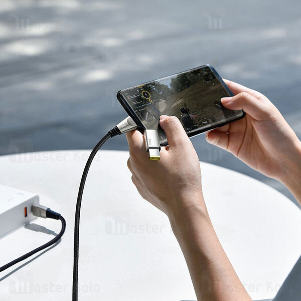 کابل Type C به DC بیسوس Baseus CA1T2-B01 Type-C to Type-C and DC 100W طول 2 متر توان 5 آمپر