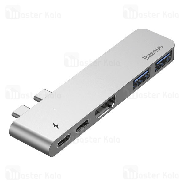 هاب 5 پورت بیسوس Baseus Thunderbolt 5 in 1 Port Extension CAHUB-B0G مخصوص مک بوک پرو 2016 و 2017