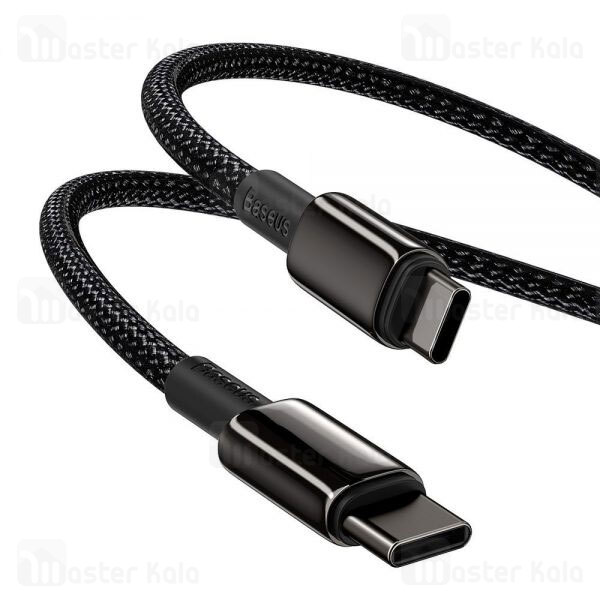 کابل تایپ سی به تایپ سی Baseus Tungsten Gold CATWJ-A01 Type C To Type C 2m 100W Cable