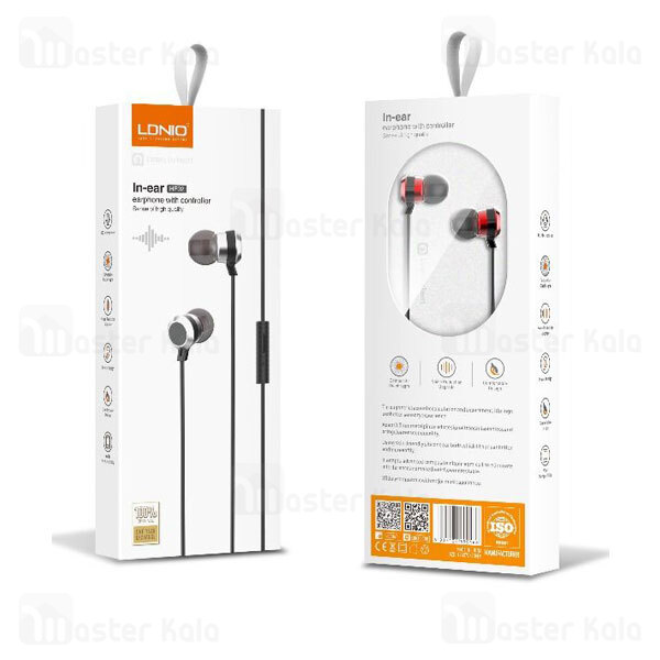 هندزفری سیمی الدینیو LDNIO HP02 In-Ear Wired Earphone Mic جک 3.5 میلی متری