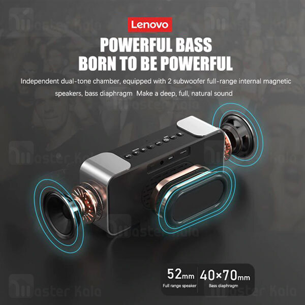 اسپیکر بلوتوث لنوو Lenovo L022 Portable Wireless Bluetooth Speaker رم خور