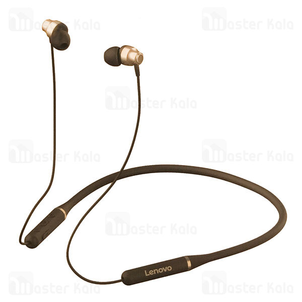 هندزفری بلوتوث گردنی لنوو Lenovo QE63 Neckband Bluetooth Earphone طراحی مگنتی