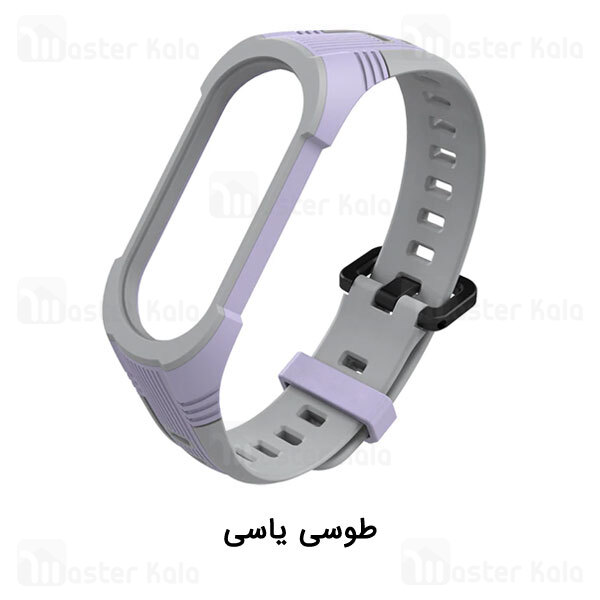 بند سیلیکونی دستبند سلامتی شیائومی Xiaomi Mi Band 5 / 6 Style X Sport Band