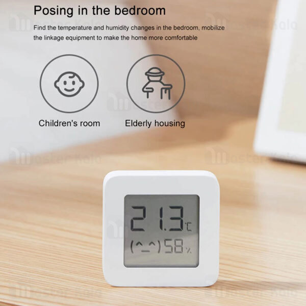 دماسنج و رطوبت سنج شیائومی Xiaomi Mi Temperature and Humidity Monitor 2 LYWSD03MMC نسخه گلوبال