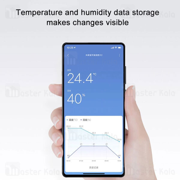 دماسنج و رطوبت سنج شیائومی Xiaomi Mi Temperature and Humidity Monitor 2 LYWSD03MMC نسخه گلوبال