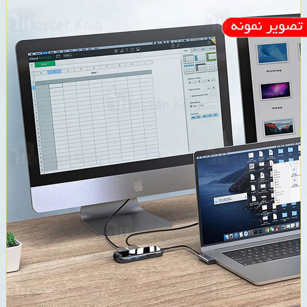هاب Baseus Type C Multifunctional HUB Adapter CAHUB-FZ0G