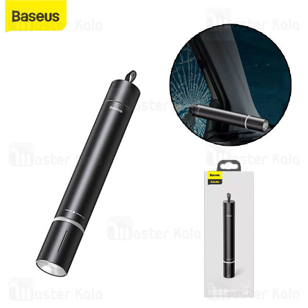 چکش اضطراری خودرو بیسوس Baseus Savior Window Breaking Flashlight CRSFH-B01