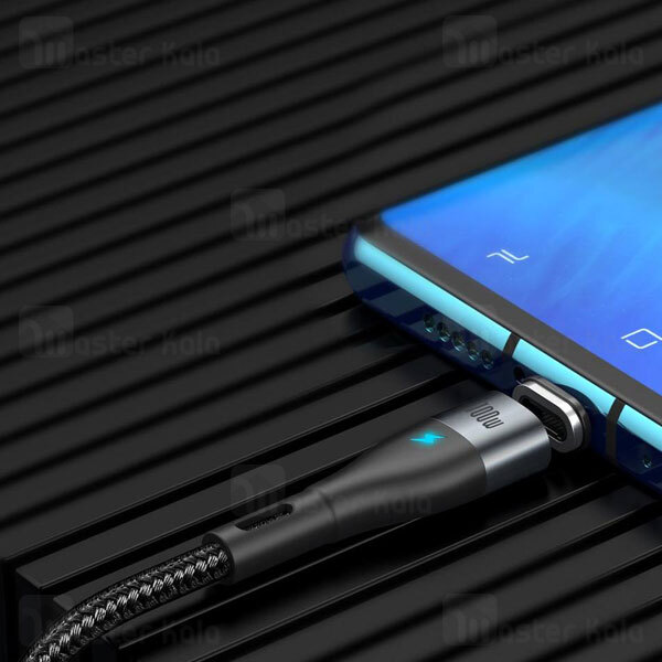 کابل مگنتی تایپ سی به تایپ سی بیسوس Baseus Zinc Magnetic CATXC-Q01 طول 1.5 متر توان 100 وات