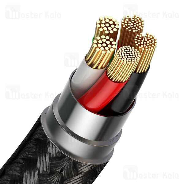 کابل مگنتی سه سر بیسوس Baseus Zinc Magnetic Fast Date Cable MLC CA1T3-AG1 طول 1 متر توان 3 آمپر