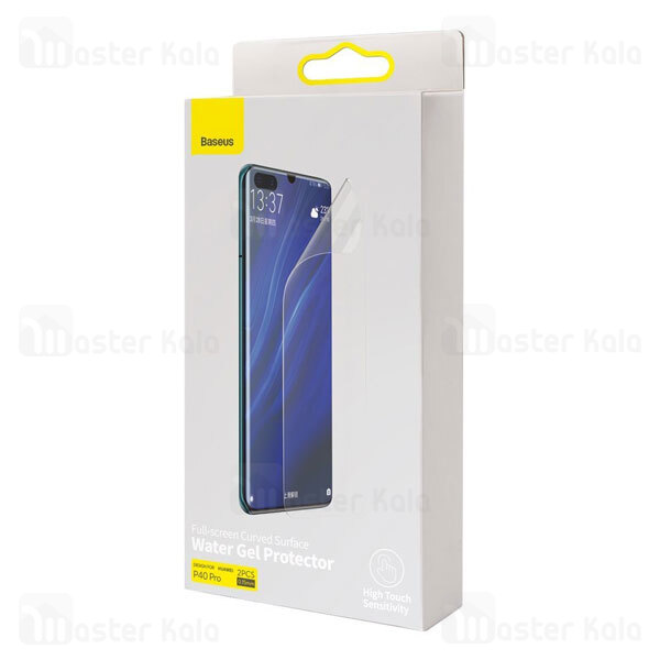 پک 2 تایی محافظ نانو تمام صفحه خمیده بیسوس هواوی Huawei P40 Pro Baseus SGHWP40P-SA02