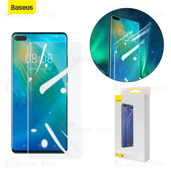 پک 2 تایی محافظ نانو تمام صفحه خمیده بیسوس هواوی Huawei P40 Pro Baseus SGHWP40P-SA02