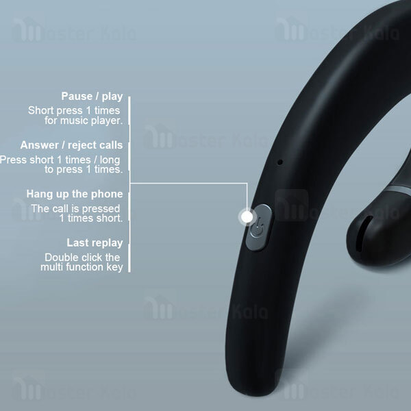 هدست بلوتوث تک گوش جویروم Joyroom JR-P5 Bone Conduction Ear-hook Headphones